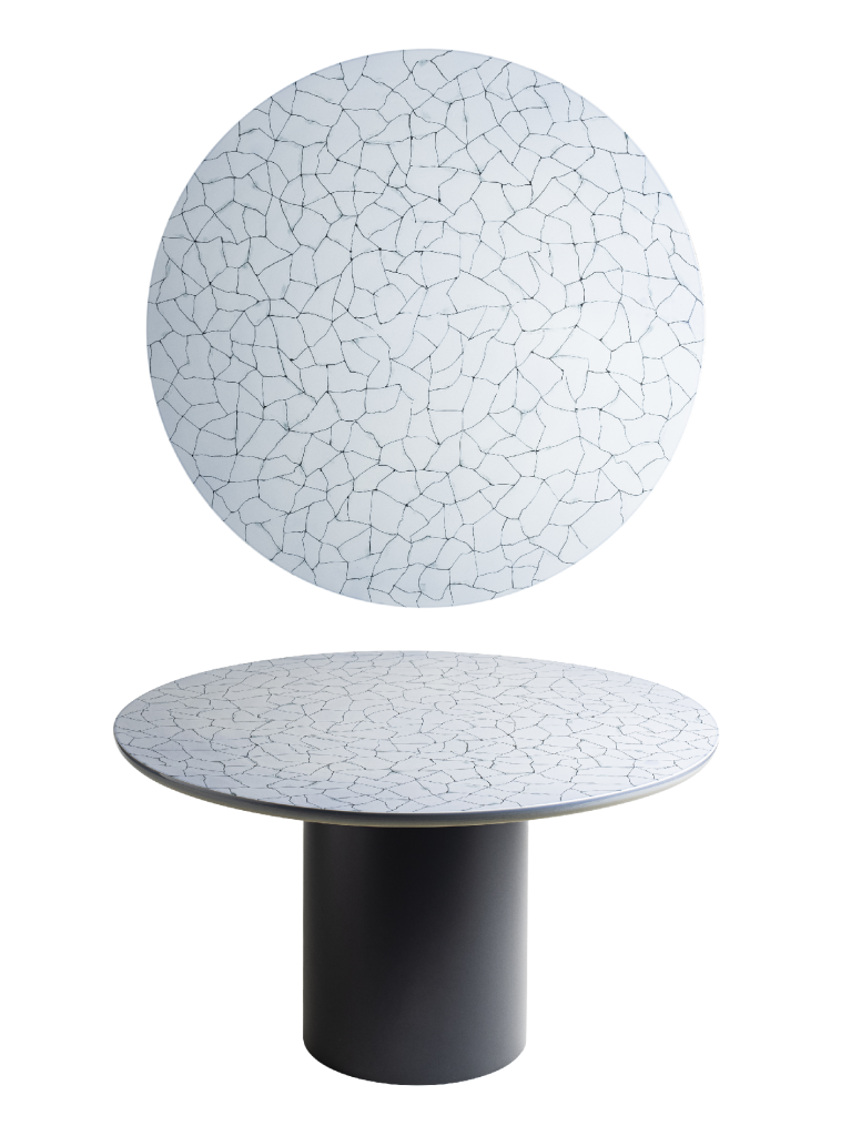 MTT - Art Furniture / Porcelain Table / Crack / 裂痕.艺术桌几 / 云朵款 Cloudy Sky