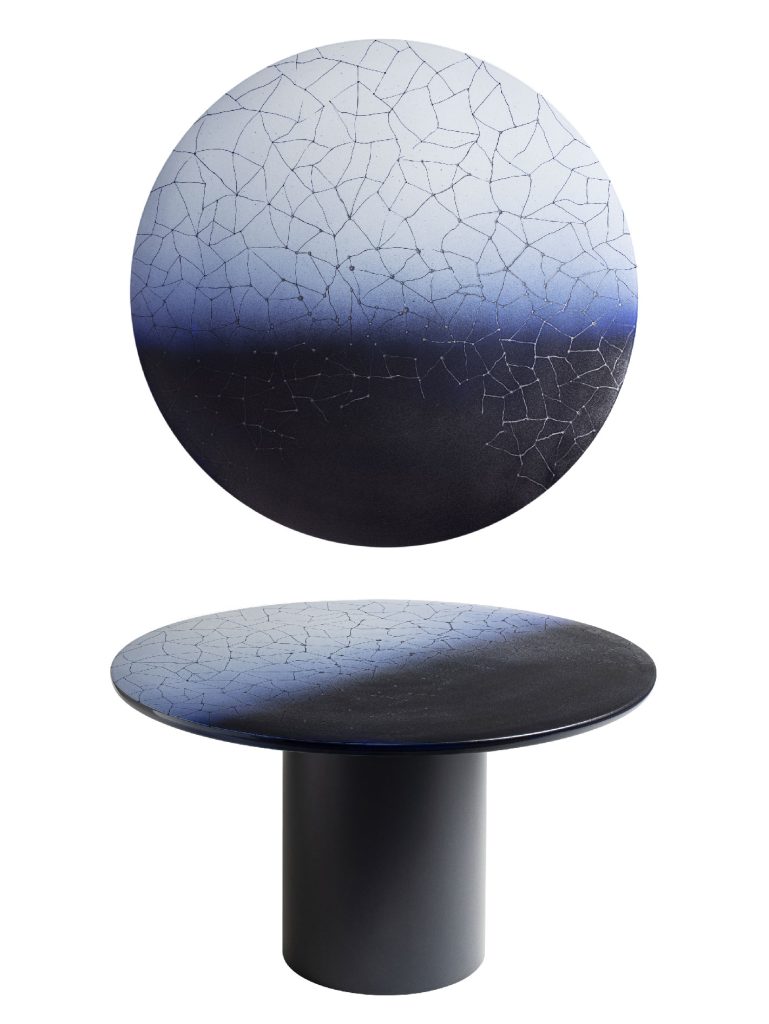 MTT - Art Furniture / Porcelain Table / Crack / 裂痕.艺术桌几 / 夜空款 Night Sky