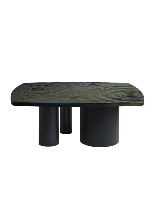 MTT - Art Furniture / Porcelain Table / Ripples / 涟漪.艺术桌几 / 墨绿款 Dark Green