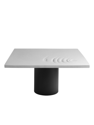 MTT - Art Furniture / Porcelain Table / Ripples / 涟漪.艺术桌几 / 净白款 White Edge
